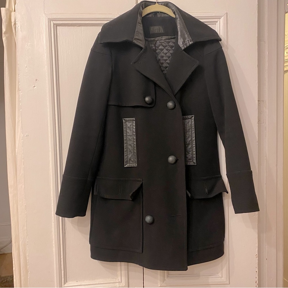 RUDSAK wool pea coat winter jacket